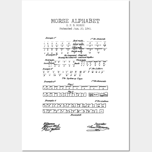 MORSE CODE patent Posters and Art